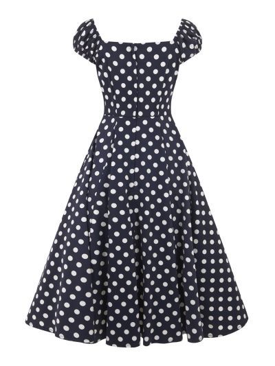 Robe retro a pois