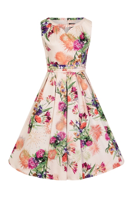 Robe retro rose