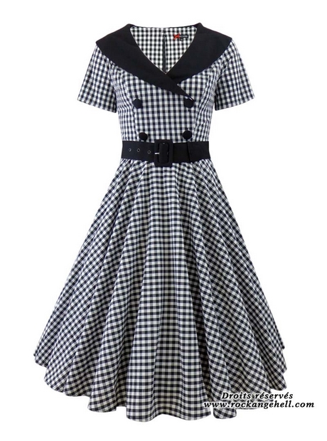 Robe retro vintage grande taille