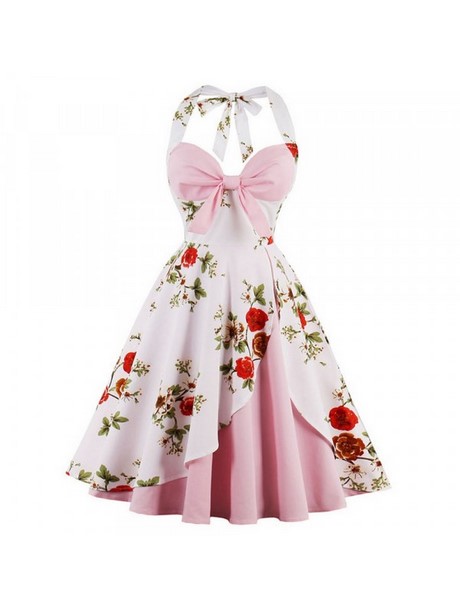 Robe rose vintage