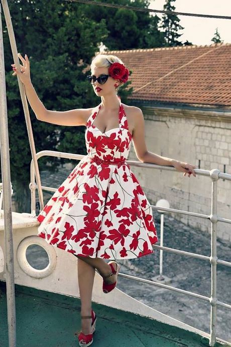 Robe vintage a fleur