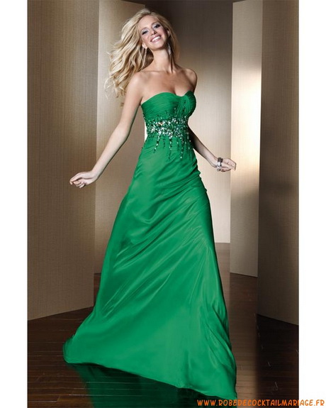 Belle robe verte