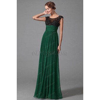 Longue robe verte