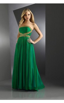 Robe cocktail vert emeraude