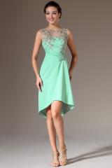 Robe courte vert d eau