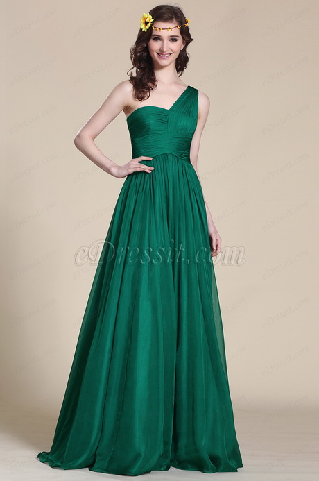 Robe de cocktail vert emeraude