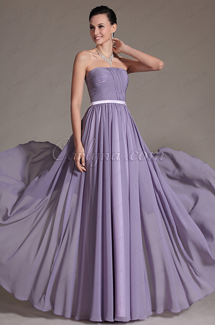 Robe de soirée mauve