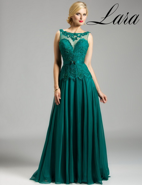 Robe de soirée vert émeraude