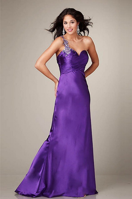 Robe de soirée violet