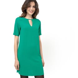 Robe droite verte