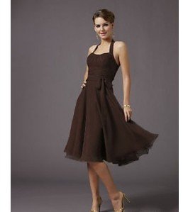 Robe marron chocolat