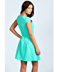 Robe patineuse verte