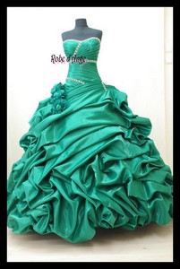 Robe princesse verte