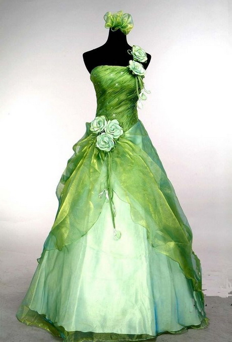 Robe princesse verte