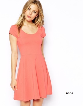 Robe rose corail