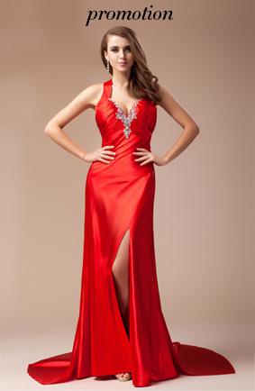 Robe rouge habillée