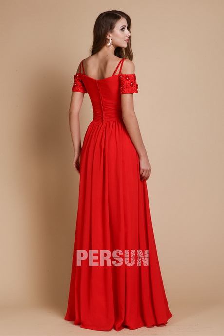 Robe rouge habillée