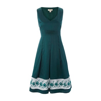 Robe vert foncé