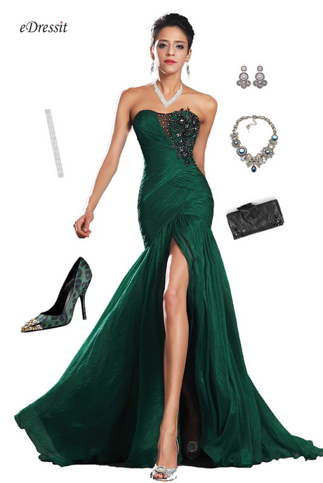 Robe vert foncé