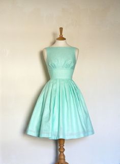 Robe vert menthe