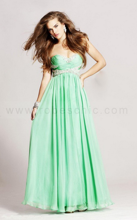 Robe vert pale