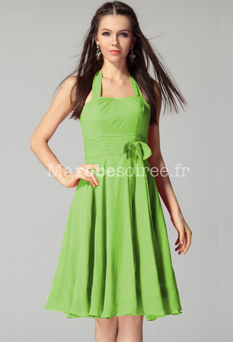 Robe verte claire