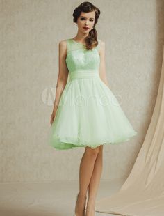 Robe verte menthe