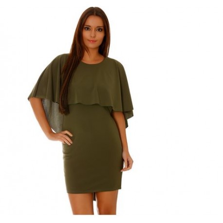 Robe verte moulante