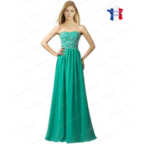 Robe verte turquoise