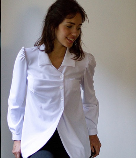 Chemise fluide blanche femme