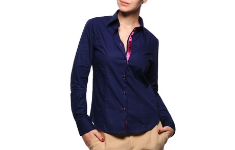 Chemise marine femme