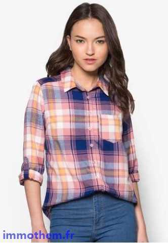 Chemise marine femme