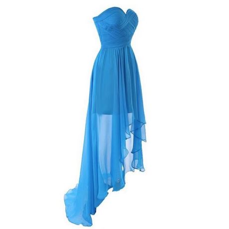 Robe courte en avant et longue en arriere