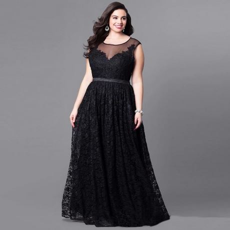 Robe de cocktail longue noir