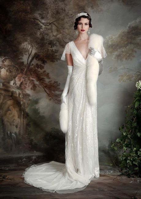 Robe de mariée années folles