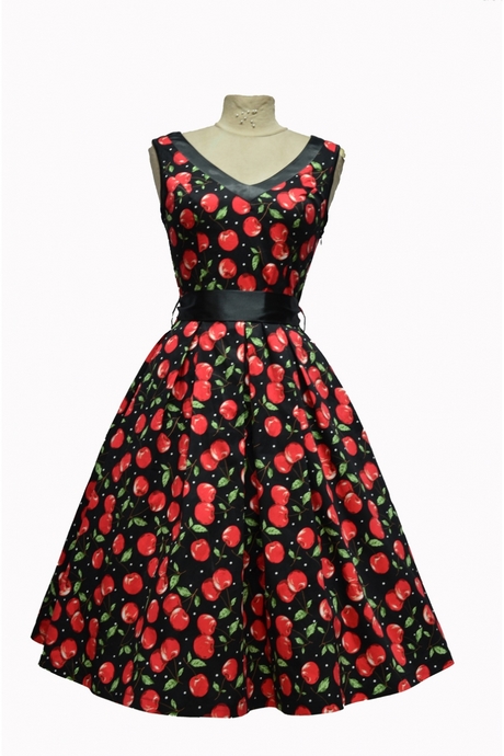 Robe pin up rouge et noir