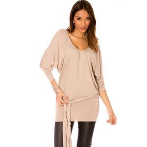 Tunique femme beige