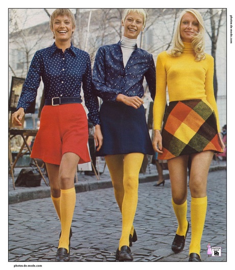 Mode année 1960 à 1970