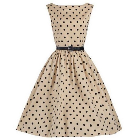 Robe à pois année 50