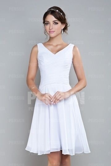 Robe blanche habillee