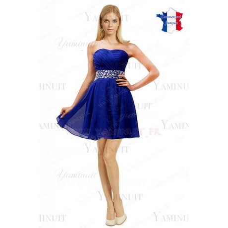 Robe ceremonie bleu