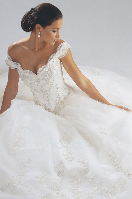 Robe de mariée manches courtes