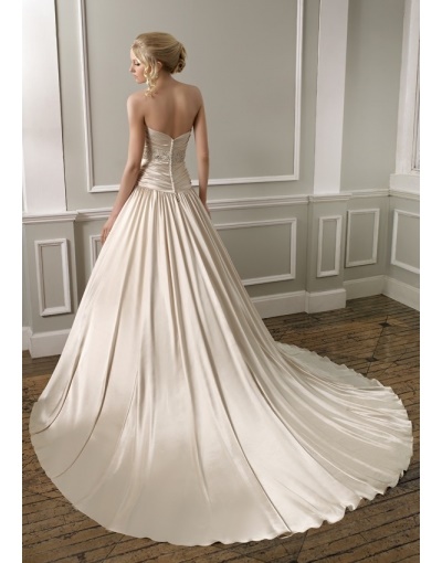 Robe mariage beige