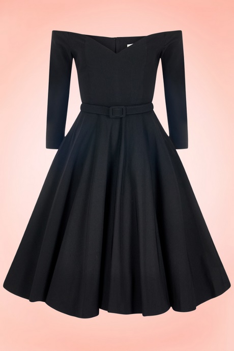 Robe noire style année 50