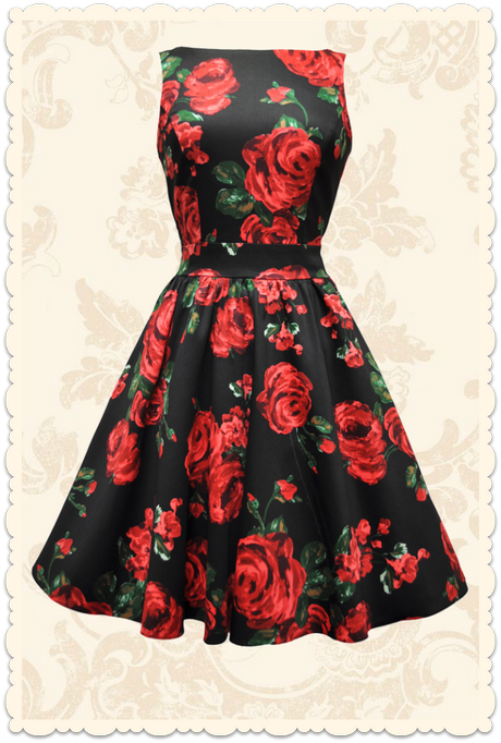 Robe retro courte