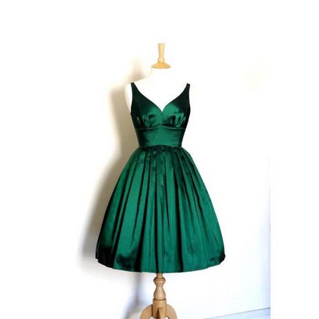 Robe retro verte