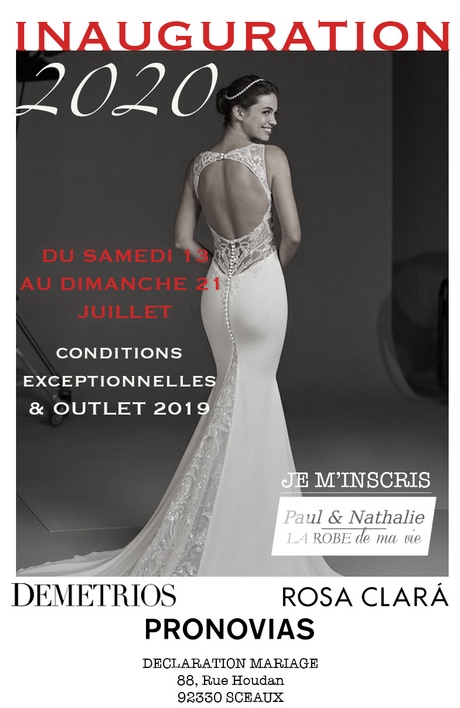 Robe d mariée 2020