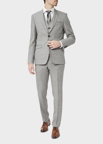 Costume de mariage gris anthracite