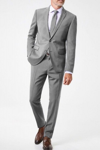 Costume gris anthracite mariage