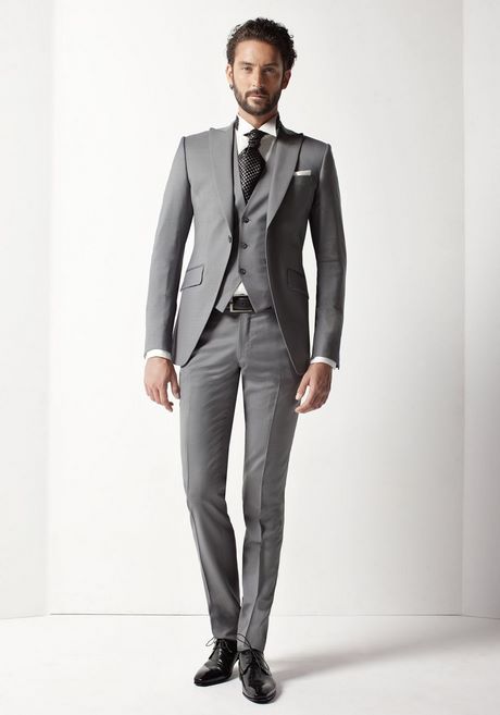 Costume mariage gris anthracite